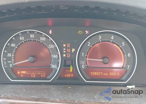 2005 BMW 745Li из США, поврежденный, VIN WBAGN63515DS58163